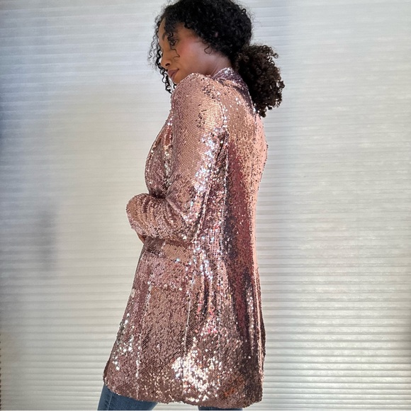 Endless Rose Sequin Blazer Jacket - Picture 7 of 17